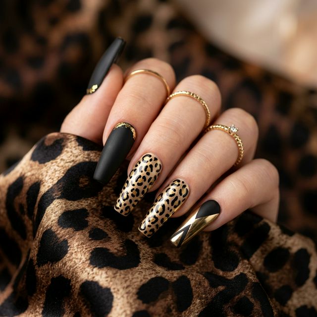 Uñas Acrílicas Leopard - Johanna 3nzas Santo Domingo